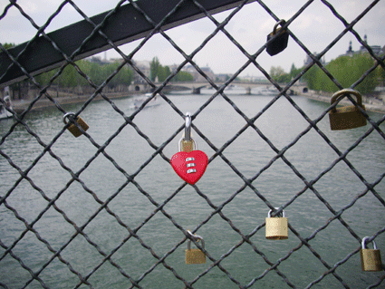 Les cadenas du Pont des Arts