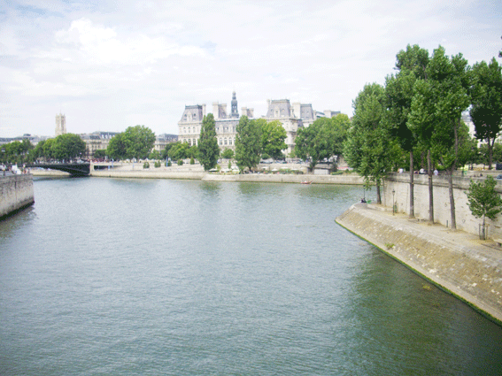 Les quais près de l'ile Saint-Louis