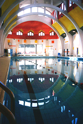 La piscine de la Butte aux Cailles - Le bassin intérieur